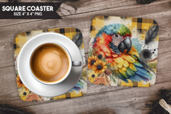 Pets &amp; Cute Animals Square Coaster Bundle, Pet Lover Gift Product Image 7