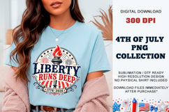 Liberty Runs Deep 1776 PNG | America 250 DTF Product Image 7