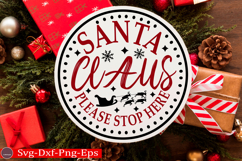 Christmas Round sign Svg holiday quotes Svg design Christmas Product Image 1