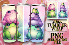 Magical Gifts 20oz tumbler wrap, Cute Animals Product Image 1