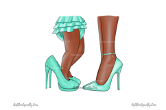 Heels &amp; Legs Clipart: Mother Daughte Product Image 6