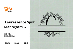 Lauressence Split Monogram Product Image 1
