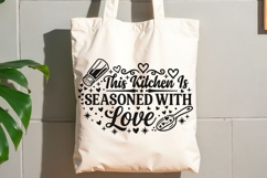 This Kitchen Is Seasoned With Love Svg, Farmhouse Svg. Product Image 8