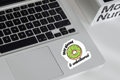 Stay Glazed and Unbothered PNG | Funny Donut Sublimation Product Image 2