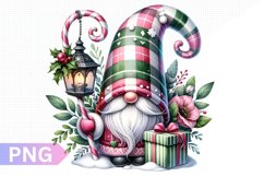 Christmas Gnome Sublimation, Clipart PNG Design Product Image 1