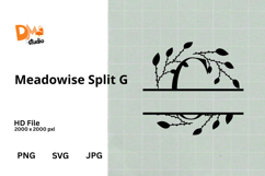 Meadowise Split Monogram Product Image 1