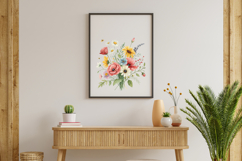 Spring Wildflower Sublimation Clipart Bundle, Watercolor PNG Product Image 7