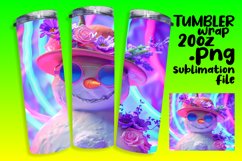 Coastal Cheer: 20oz Summer Snowman Wraps Product Image 1