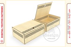Box Organizer v23 - laser cut file - Glowforge ready SVG Product Image 7