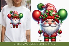 Christmas gnome sublimation, Christmas gnomes clipart Product Image 1