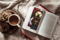 Dark Gothic Cathedral Stained Glass Bookmark Set Product Image 7