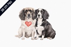 Valentine Dog Sublimation - Valentine Sublimation Design Product Image 1