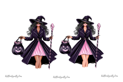 Halloween Witch PNG Clipart Fashion Product Image 8