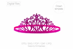 Crown svg Tiara svg Birthday tiara Princess svg Party hat Product Image 5