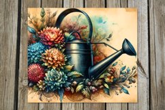 Garden composition | 8 skinny tumbler Sublimation designs Product Image 7