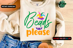 beads please mardi gras thing Mardi gras SVG Product Image 1