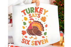 Turkey Says Six Seven 67 Funny Png Product Image 1
