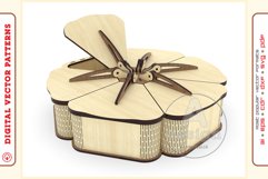 Box Organizer v20 - laser cut file - Glowforge ready SVG Product Image 7
