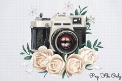 Antique Winter Photography Clipart PNG Product Image 1