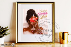 Too Busy Sparkling to Stress PNG Fashion Girl Design Product Image 6