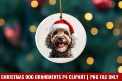 Breeds Of Christmas Dog Ornaments Clipart PNG Product Image 1