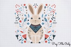 Scandinavian Folk Art Winter Clipart PNG Product Image 1