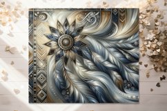 Abstract metallic design | Straight Skinny Tumbler bundle Product Image 7