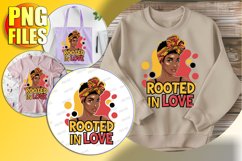 Cozy TSHIRT Art Ideas PNG, Afro Woman Product Image 1