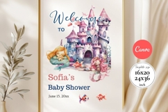 Baby Shower Welcome Sign Template 143 Product Image 1
