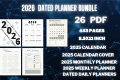 Best Simple 2026 Dated Planners Bundle Product Image 4