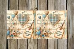 Vintage love music | 4 valentine Mug Sublimation designs P2 Product Image 3