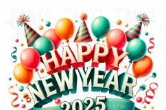 New Year's Eve PNG Digital Design for Holiday Shirts Product Image 5