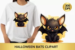 Cute Halloween Bat Clipart Png for sublimation Product Image 1
