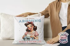 Pin Up Girl Sublimation Design Sarcastic Quote Tshirt PNG Product Image 3