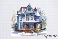 Victorian Winter Clipart Sublimation PNG Product Image 1
