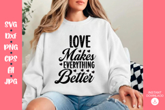 Love quotes SVG Design, Love SVG layered design Product Image 1