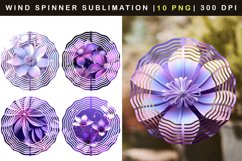 10 Wind Spinner Sublimation Flowers Product Image 3