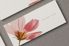 minimalist wedding card invitation with floral watercolor Product Image 7