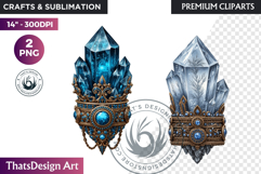 Steampunk Winter Fantasy Sublimation Graphics PNG clipart Product Image 1