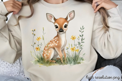 Adorable Cute Fairy Woodland Clipart Product Image 1