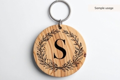 Wreath Monogram SVG Bundle 26 Letters Product Image 7