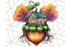 Bright Floating Island PNG Clipart for Fantasy Worlds & Maps Product Image 3