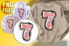 7 Doodle Letter Valentine Playful Romantic Heart! Product Image 1