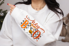 Hey Boo PNG, Halloween PNG, Halloween Sign, Boo Ghost PNG Product Image 2