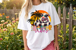 Summer Vibes PNG sublimation |Beach &amp; Summer PNG T-Shirt Product Image 3