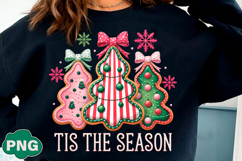 Pink Floral Preppy Christmas Png Product Image 2