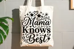 Mama Knows Best Svg, Mom life Svg, Funny Boss Mom Svg. Product Image 8