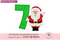 Christmas santa emb Numbers machine embroidery bundle 2193B Product Image 6