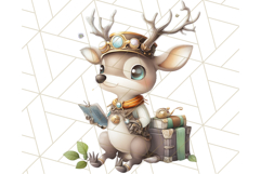 Vintage Steampunk Forest Animal PNG Clipart for Sublimation Product Image 3