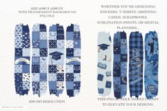 Graduation Brushstrokes Clipart Product Image 2